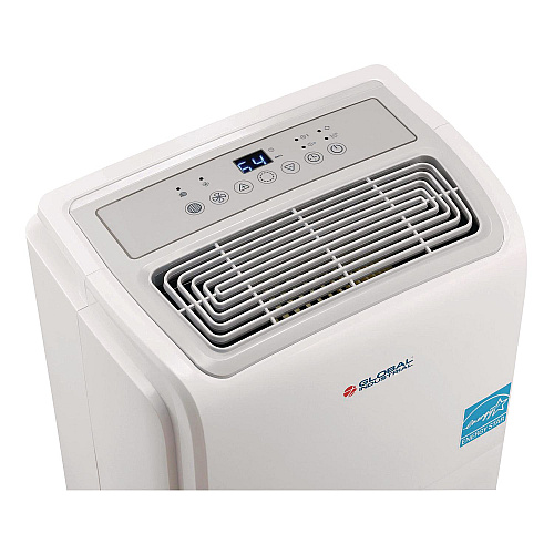 Global Industrial Portable Dehumidifier with Pump and Wi-Fi, 11.62 x 11.62 x 24.81, White (246735)