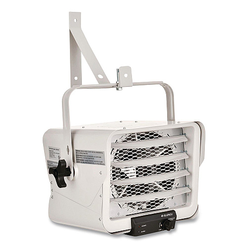 Global Industrial Portable Heater with Built-In Thermostat, 3785 W/5,000 W, 14.12 x 17.5 x 19.62, White (246737)