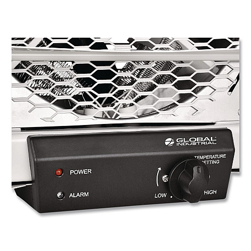 Global Industrial Portable Heater with Built-In Thermostat, 3785 W/5,000 W, 14.12 x 17.5 x 19.62, White (246737)