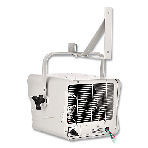 Global Industrial Portable Heater with Built-In Thermostat, 3785 W/5,000 W, 14.12 x 17.5 x 19.62, White (246737)