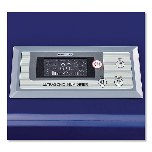 Global Industrial Ultrasonic Humidifier, 38 Pint Tank Capacity, 13.75 x 23.62 x 18.25, 150 Pint Output, Blue (246136)
