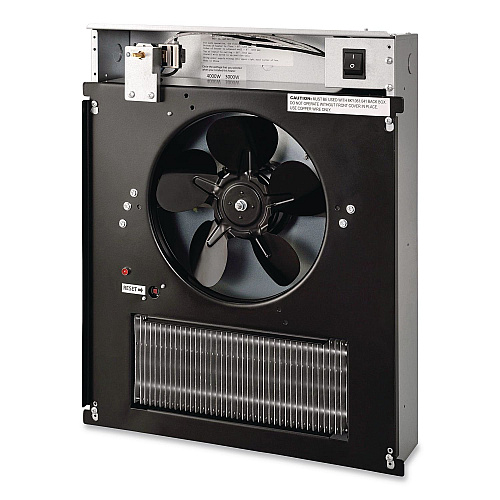 Global Industrial Fan Forced Wall Heater with Enclosed Motor, 4,000 W, 15.75 x 5 x 19.25, White (246743)