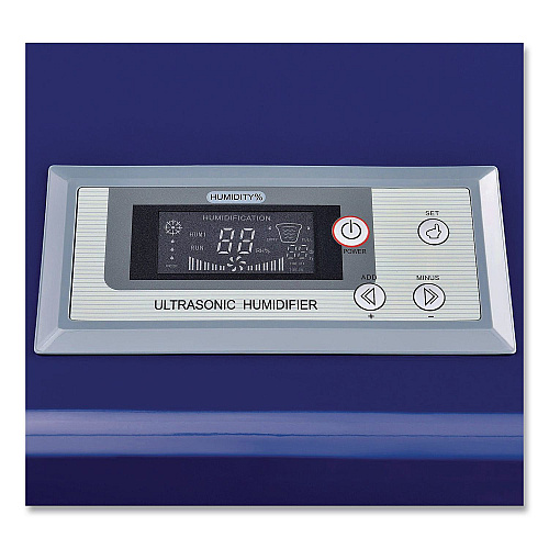 Global Industrial Ultrasonic Humidifier, 38 Pint Tank Capacity, 13.75 x 23.62 x 18.25, 300 Pint Output, Blue (246137)