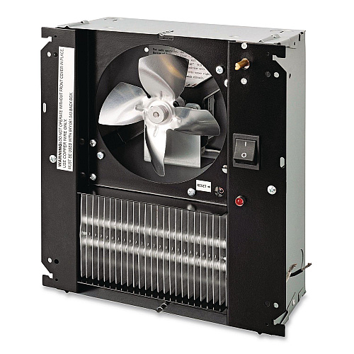 Global Industrial Fan Forced Wall Heater, Shaded Pole Motor, 1,500 W, 10.63 x 4.75 x 12.25, White (246744)