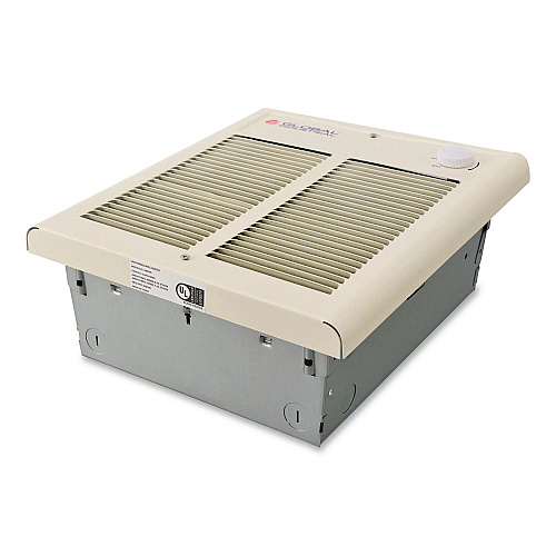 Global Industrial Fan Forced Wall Heater, Shaded Pole Motor, 1,500/2,000 W, 10.63 x 4.75 x 12.25, White (246745)