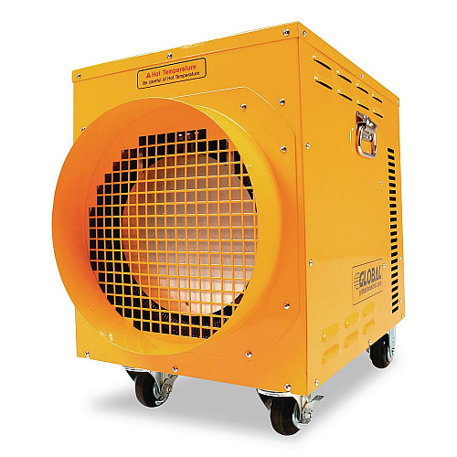 Global Industrial Portable Electric Heater, 15,000 W, 16.62 x 24.5 x 23, Yellow (246552)