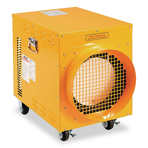Global Industrial Portable Electric Heater, 15,000 W, 16.62 x 24.5 x 23, Yellow (246552)