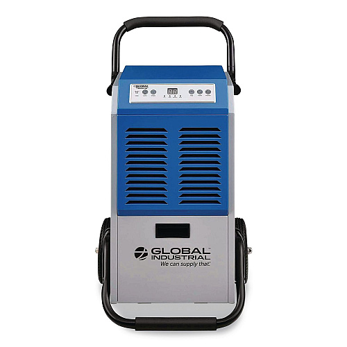 Global Industrial Commercial Dehumidifier with Humidistat, 70 Pints, 17 x 20.31 x 32.5, Gray (246687)
