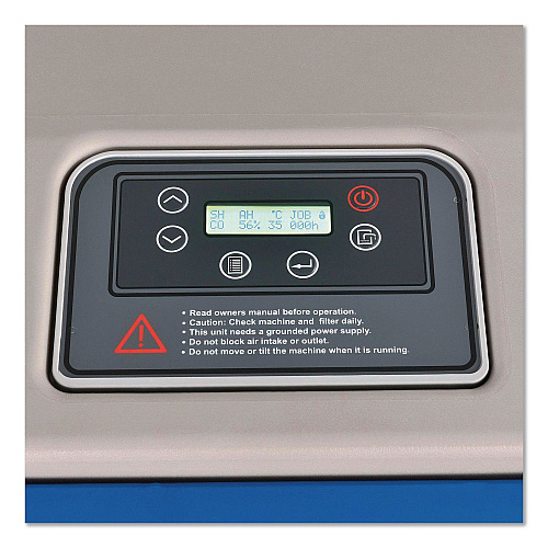 Global Industrial Low Grain Refrigerant Dehumidifier with Pump, 250 Pints, 22.43 x 20.81 x 37.81, Blue (246704)