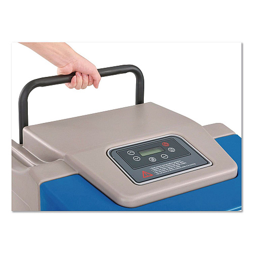 Global Industrial Low Grain Refrigerant Dehumidifier with Pump, 250 Pints, 22.43 x 20.81 x 37.81, Blue (246704)