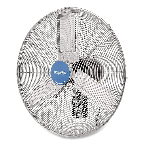 Global Industrial Deluxe Oscillating Wall Mount Fan, 30" (258322)