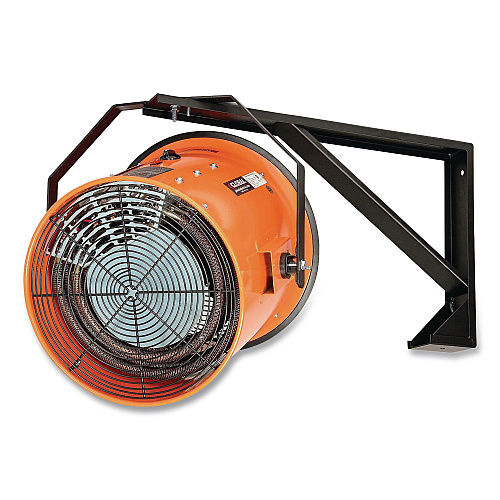 Global Industrial Electric Salamander Heater with Adjustable Thermostat 480 V, 30,000 W, 23.03 x 7.12 x 24.68, Orange (246068)
