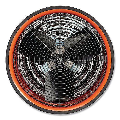 Global Industrial Electric Salamander Heater with Adjustable Thermostat 480 V, 30,000 W, 23.03 x 7.12 x 24.68, Orange (246068)