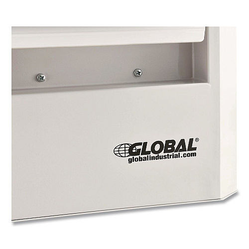Global Industrial Unit Heater, Horizontal or Vertical Downflow, 10,000 W, 18.12 x 16.75 x 16.06, White (246103)
