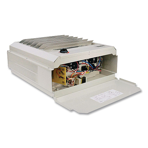Global Industrial Unit Heater Horizontal or Vertical Downflow, Multi-Watt, 5,600 W/7,500 W, 19 x 8.5 x 21.43, White (246132)