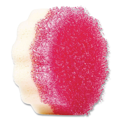 The Pink Stuff Sqeezy Dual-Sided Sponge and Scrubber, 4" x 5.3", 3.8" Thick, Pink/Ivory (823773)
