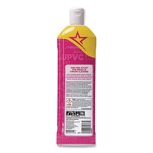 The Pink Stuff Miracle Cream Cleaner, Floral Scent, 16.69 oz Bottle, 6/Carton (823784CT)