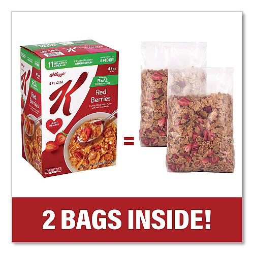 Kellogg's Special K with Berries Cereal, 2 Bags/Box, 43 oz Box (22002625)