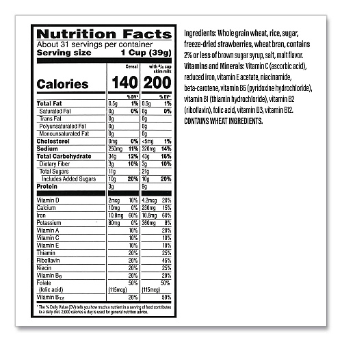 Kellogg's Special K with Berries Cereal, 2 Bags/Box, 43 oz Box (22002625)