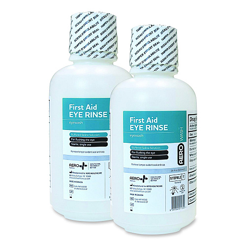 NeutraFlush Emergency Eyewash Station 50 Series, 16 oz Bottle, 2 Bottles/Station (AK50EWN)