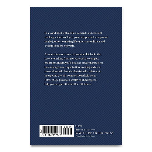 Willow Creek Press Hacks of Life Softcover Book, Paperback, 112 Pages (49779)