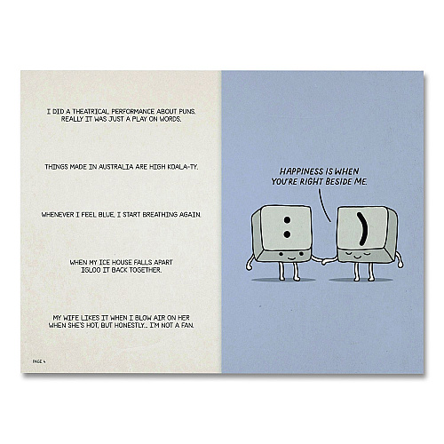 Willow Creek Press The Book of Puns Softcover Book, Paperback, 112 Pages (49809)