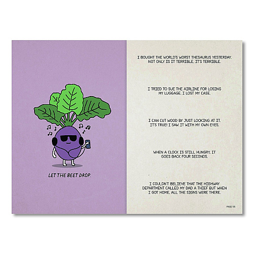 Willow Creek Press The Book of Puns Softcover Book, Paperback, 112 Pages (49809)