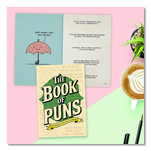 Willow Creek Press The Book of Puns Softcover Book, Paperback, 112 Pages (49809)