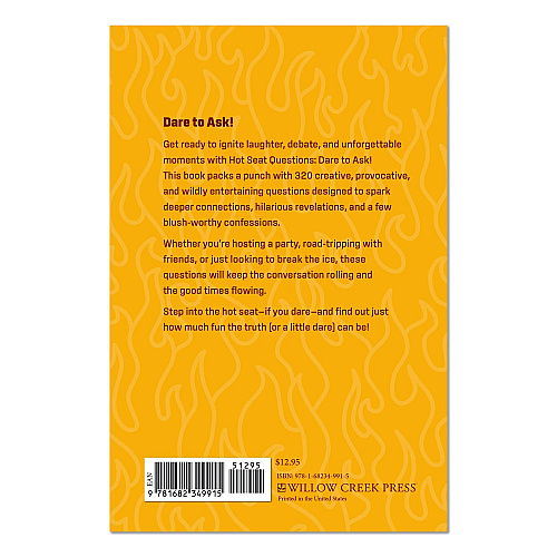 Willow Creek Press Hot Seat Questions Softcover Book, Paperback, 112 Pages (49915)