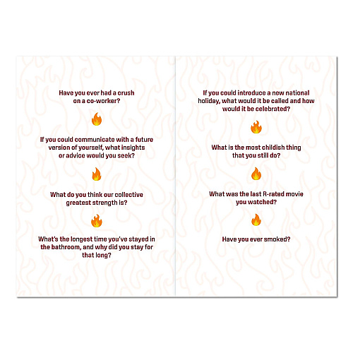 Willow Creek Press Hot Seat Questions Softcover Book, Paperback, 112 Pages (49915)