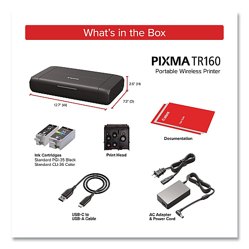 Canon PIXMA TR160 Wireless Inkjet Printer (7069C002)