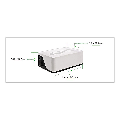 APC Back-UPS BE500G3 Battery Backup System, 6 Outlets, 500 VA, 490 J
