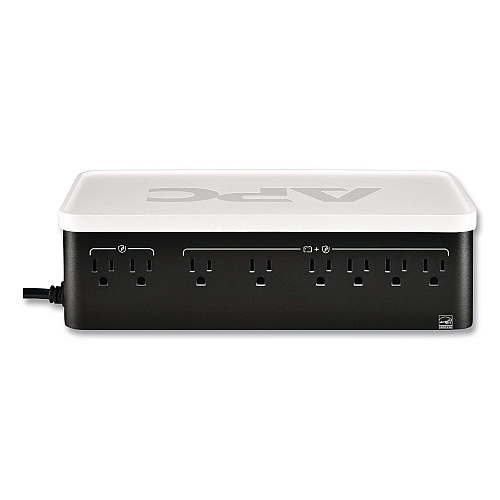APC Back-UPS BE1050G3 Battery Backup System, 8 Outlets, 1,050 VA, 490 J