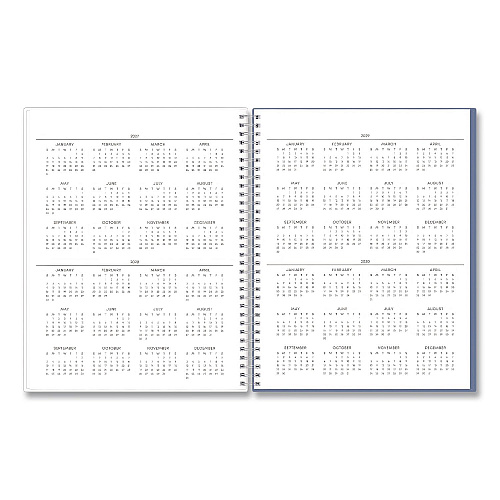 Blue Sky Tanya Blue Academic Year Daily Planner, Abstract Artwork, 11 x 8.5, Multicolor Cover, Supports Four Academic Years: 2025-2028 (156259)