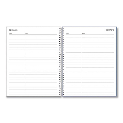 Blue Sky Tanya Blue Academic Year Daily Planner, Abstract Artwork, 11 x 8.5, Multicolor Cover, Supports Four Academic Years: 2025-2028 (156259)