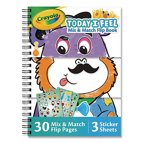 Crayola Today I Feel Animal Coloring Book, Ages 3 and Up, 30 Pages (042774)