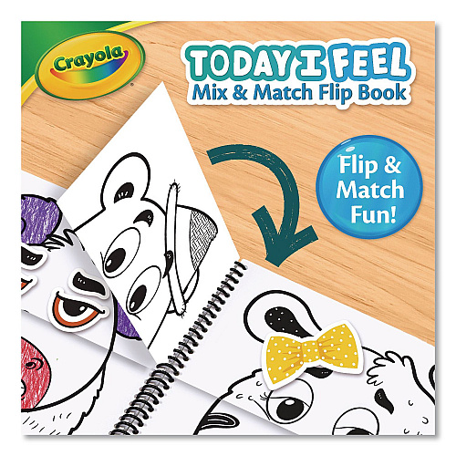 Crayola Today I Feel Animal Coloring Book, Ages 3 and Up, 30 Pages (042774)