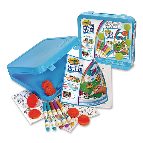 Crayola Color Wonder Art Kit, Ocean Animals, Ages 3 and Up, 24 Pages (752349)