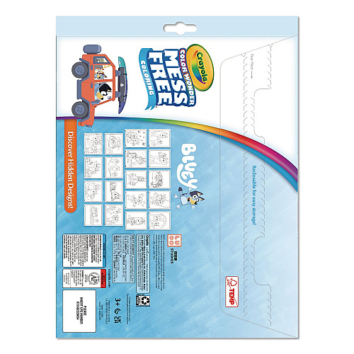 Crayola Color Wonder Bluey Coloring Book, Ages 3 and Up, 18 Pages (752805)