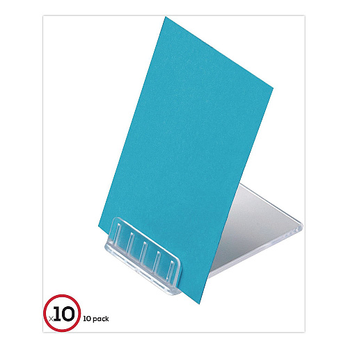 Deflecto Tabletop Card Holder, Clear (20001RT)