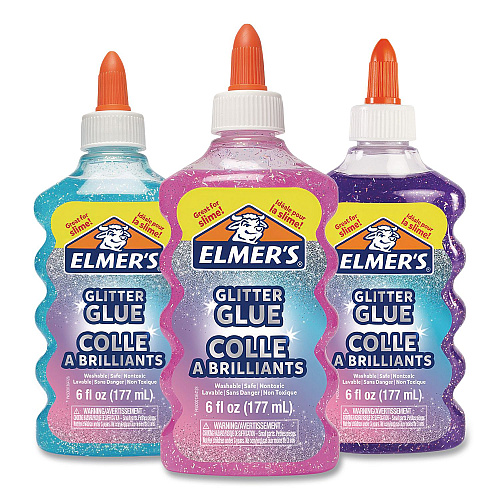 Elmer's Glitter Glue, 6 oz Bottle, Randomly Assorted Color (2058579)