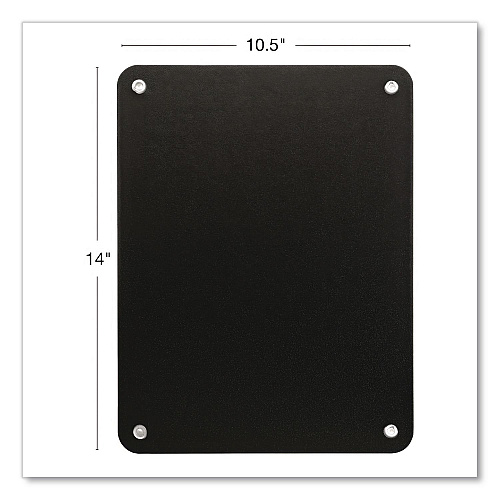 Excello Global Products Window Chalkboard, Black Surface, 10.5 x 14 (EGPHD0513S)