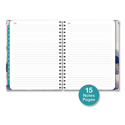 Global Printed Products Pastel Mountains Academic Year Weekly/Monthly Planner, 11 x 8.5, Multicolor Cover, 14-Month: June 2025 to July 2026 (NAD26851160)