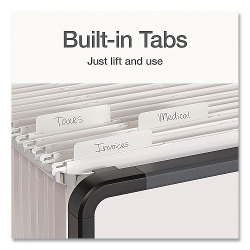 Pendaflex Ready-Tab Reinforced Hanging File Folders, Letter Size, 1/3-Cut Tabs, White, 20/Box (1006985)