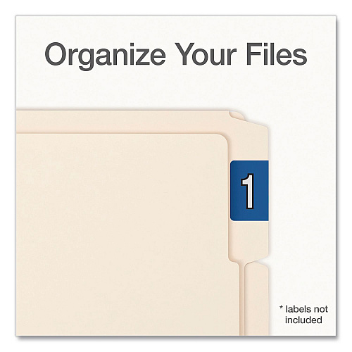 Pendaflex Manila End Tab Folders, 1/3-Cut Tabs: Assorted, Letter Size, 0.75" Expansion, Manila, 100/Box (1007001)