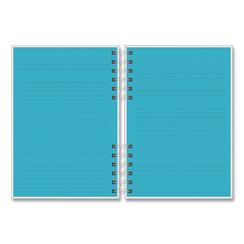Astrobrights Twin-Wire Journal, Open Diary Format, Assorted Cover Colors, (90) Assorted Color 8.5 x 6.5 Sheets, 2/Pack (91556)