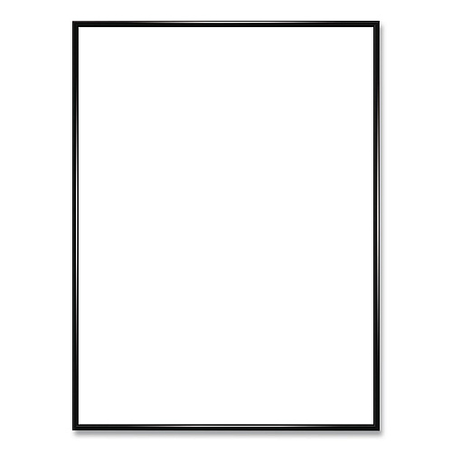 Excello Global Products Poster Frame, Plastic, 12 x 18 Insert, Black, 10/Pack (PPFRM1218CP)