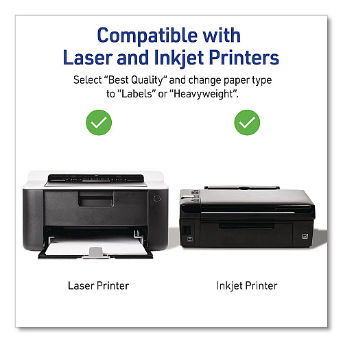 Avery Multipurpose Sticker Project Paper, Inkjet, 8.5 x 11, 15 Sheets/Pack (3383)