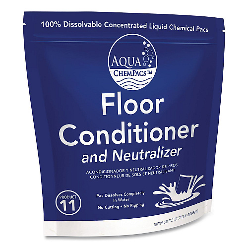Diversey Aqua ChemPacs Floor Conditioner and Neutralizer, 100 ChemPacs/Carton (9320929)