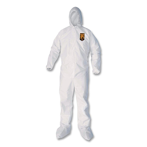 Ansell KleenGuard A40 Coveralls, 6X-Large, White, 25/Carton (30934)